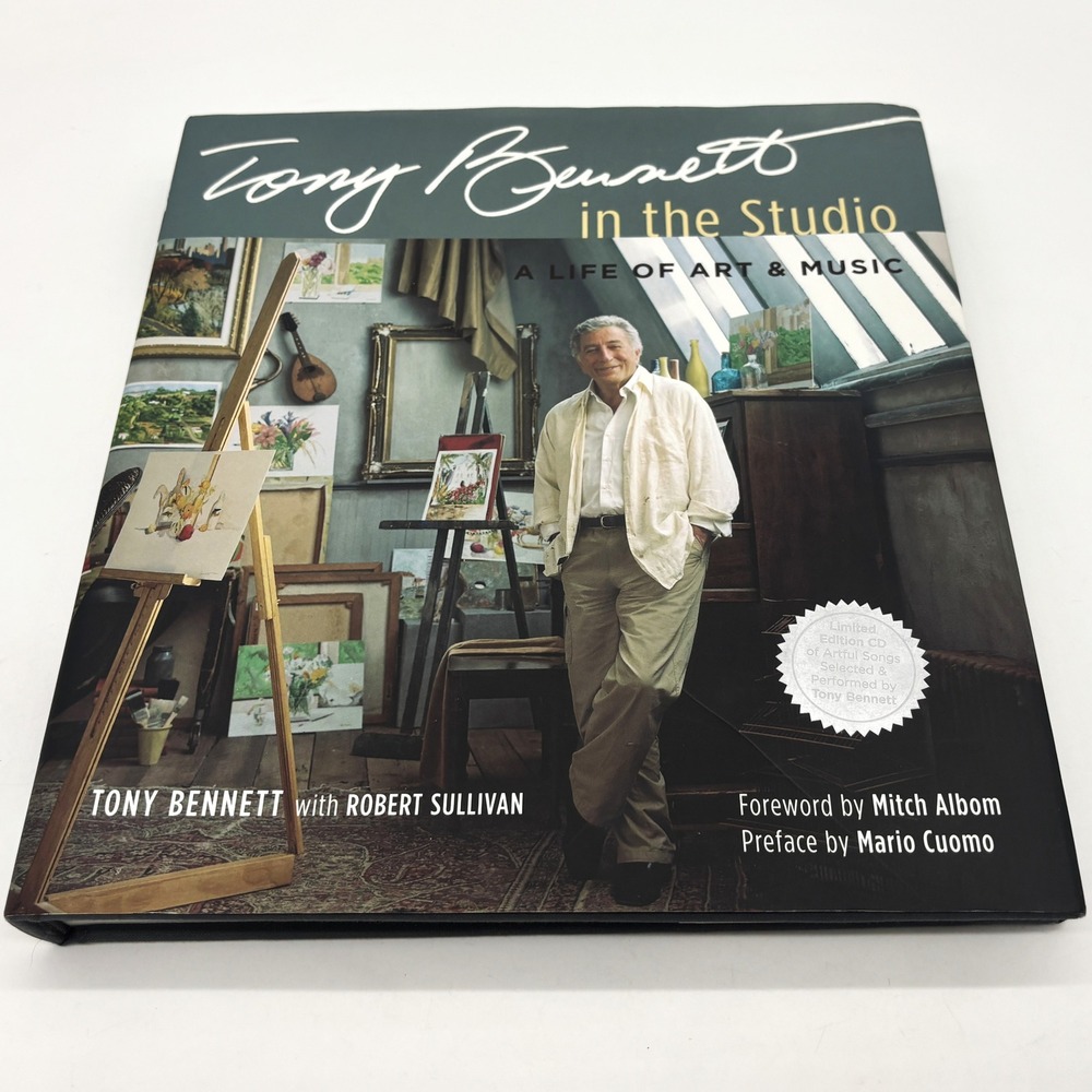 Tony Bennett In the Studio Book Hardcover OS Multi Excellent Art Music CD 2007